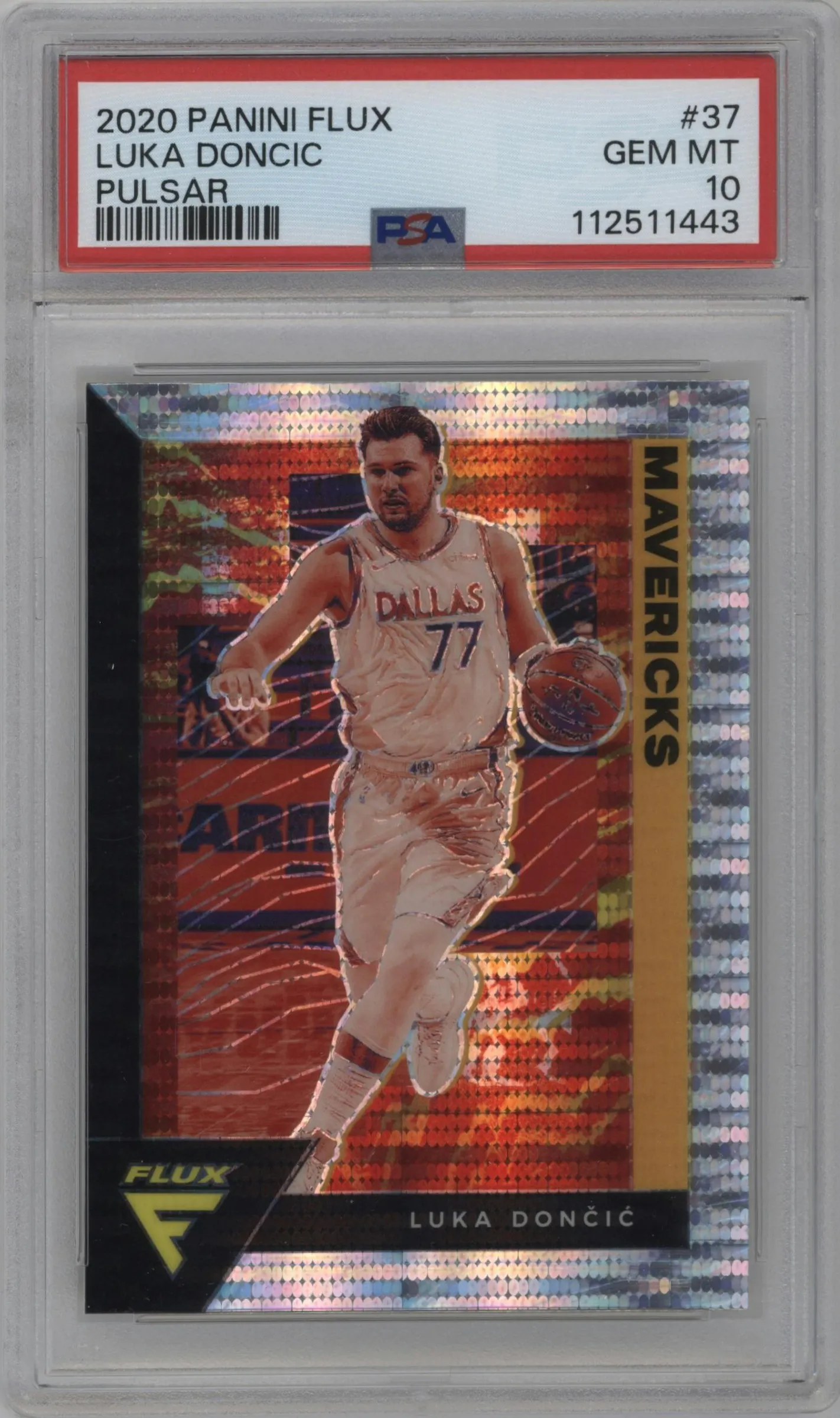 2020 Panini Flux Luka Doncic Pulsar PSA 10