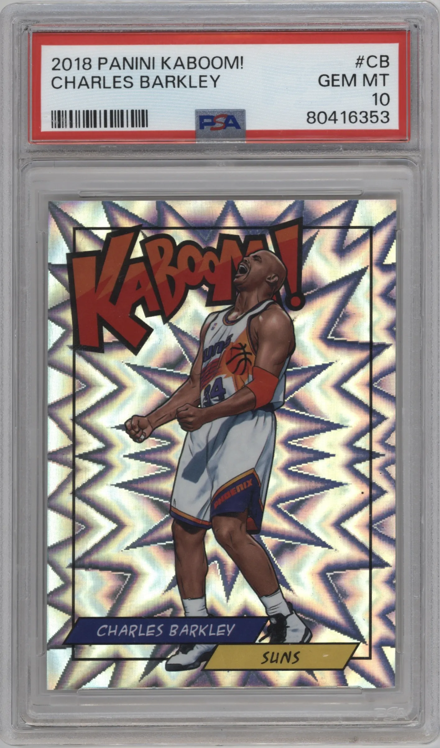 2018 Panini Kaboom Rewards Multi-Sport Charles Barkley #K-CB PSA 10