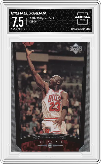 1998 Upper Deck Michael Jordan #230e ARENA CLUB 7.5