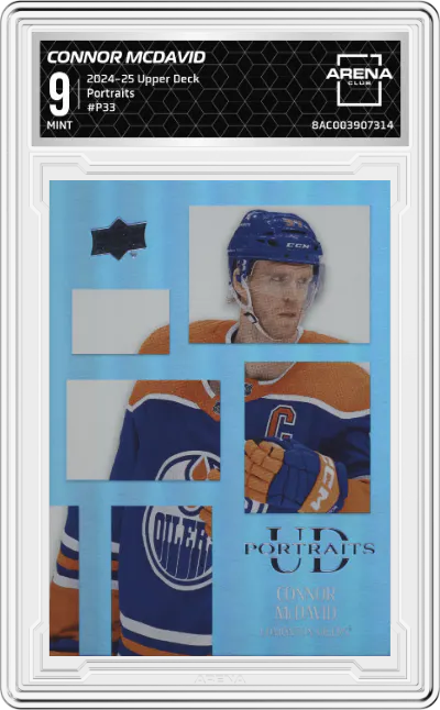 2024 Upper Deck Series 2 Portraits Connor McDavid ARENA CLUB 9