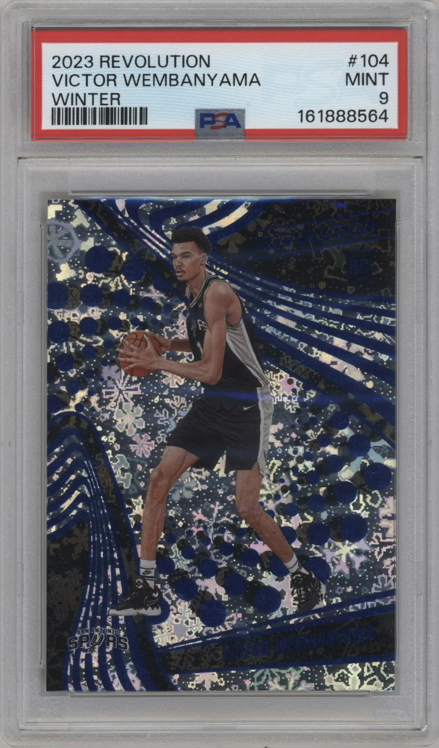 2023 Panini Revolution Victor Wembanyama Winter #104 PSA 9