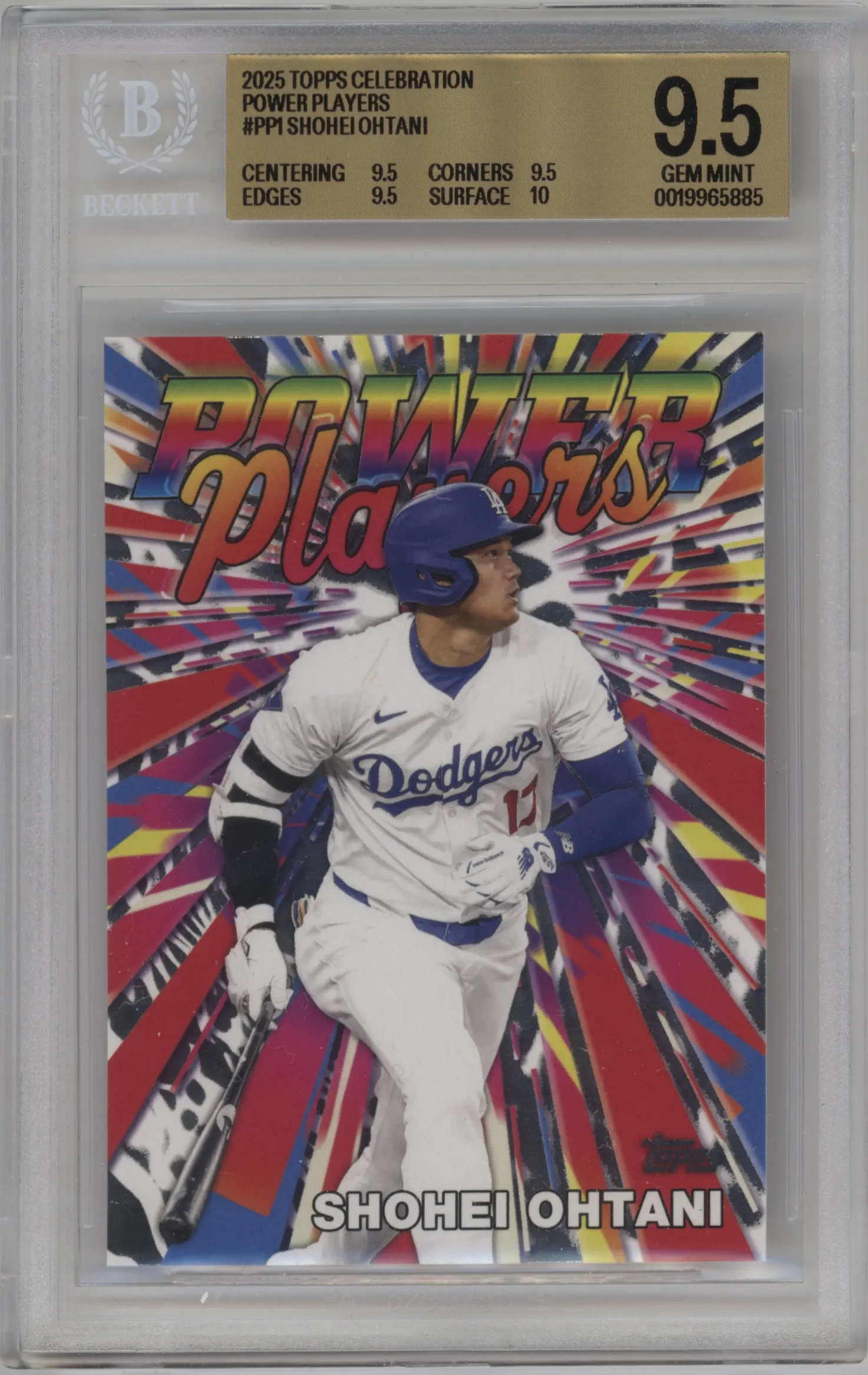 2025 Topps Power Players Shohei Ohtani #PP-1 BGS 9.5