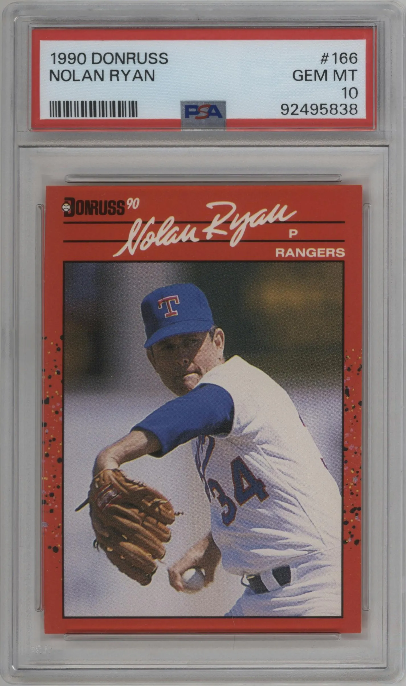 1990 Donruss Nolan Ryan #166 PSA 10