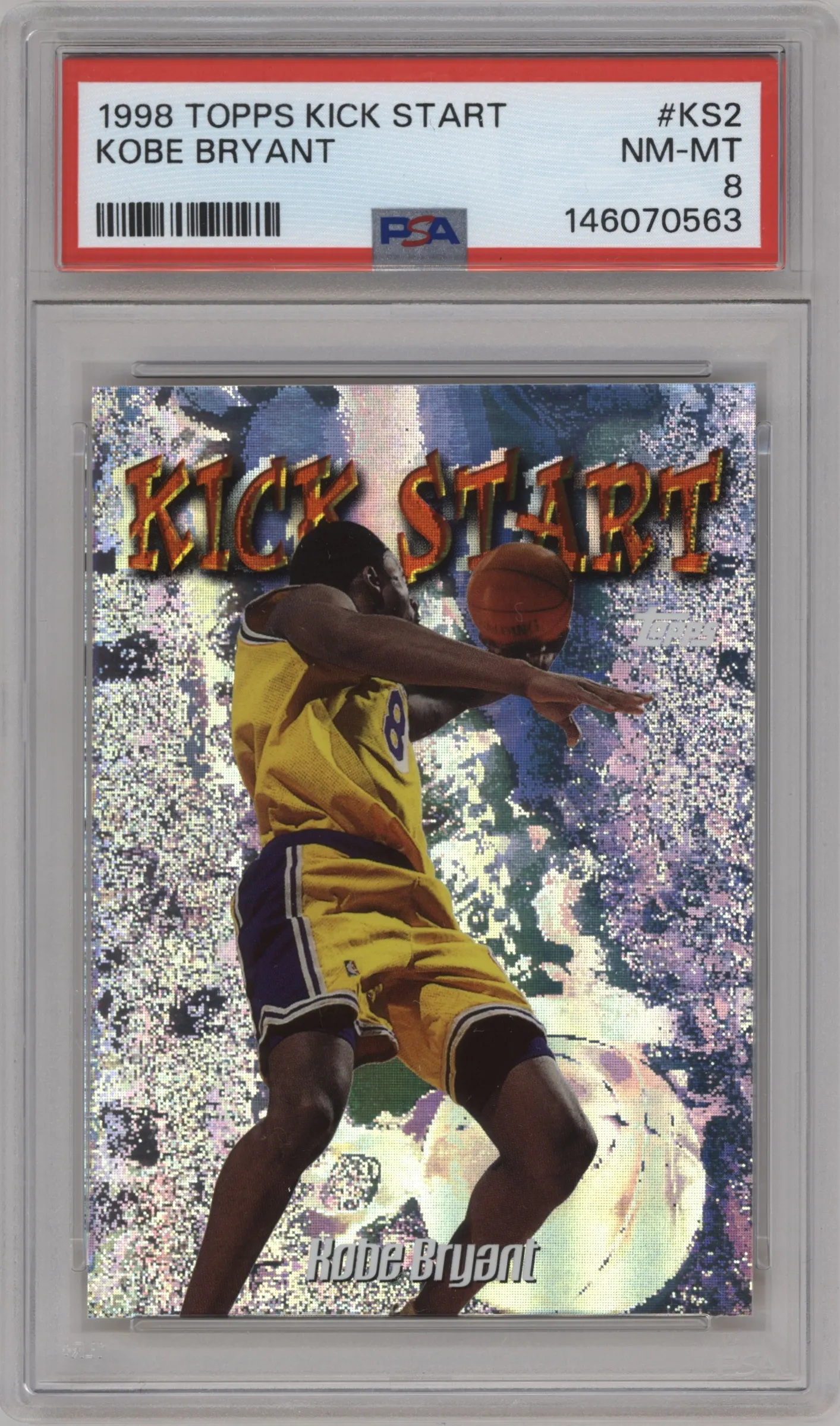 1998 Topps Kick Start Kobe Bryant PSA 8