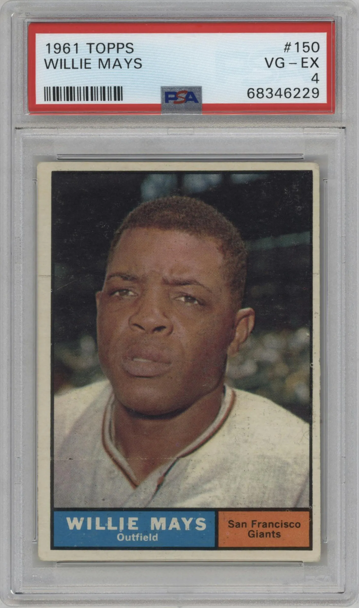 1961 Topps Willie Mays #150 PSA 4