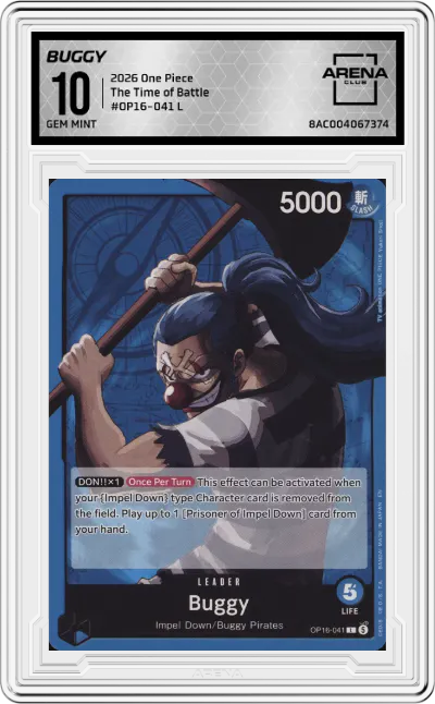 2026 One Piece The Time of Battle Buggy L #OP16-041 L ARENA CLUB 10