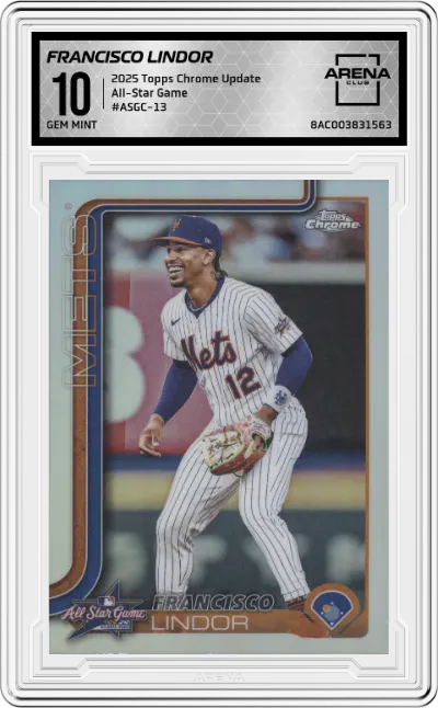 2025 Topps Chrome Update All-Star Game Francisco Lindor ARENA CLUB 10