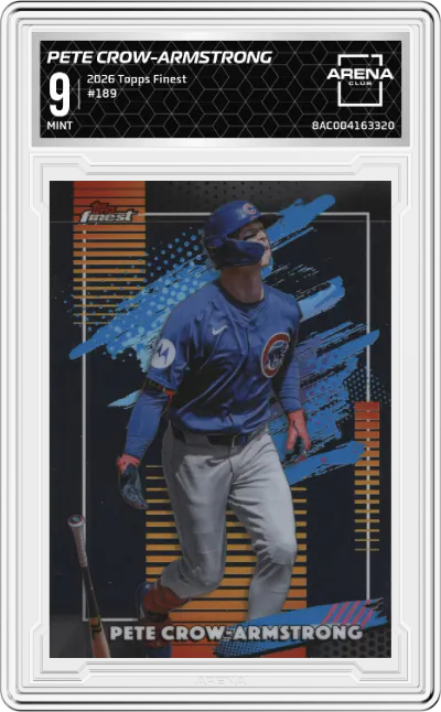 2026 Topps Finest Pete Crow-Armstrong #189 ARENA CLUB 9
