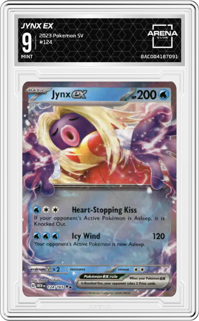 2023 Pokemon SV Jynx ex #124 ARENA CLUB 9