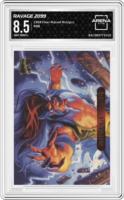 1994 Fleer Marvel Masterpieces Ravage 2099 ARENA CLUB 8.5