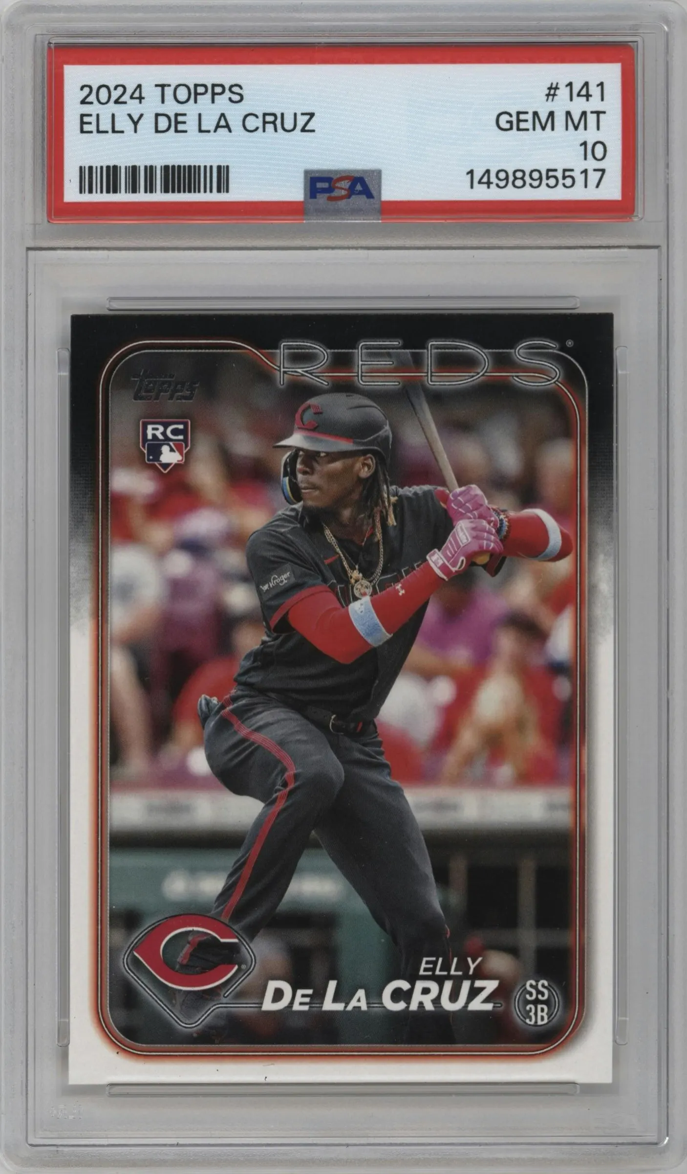 2024 Topps Elly De La Cruz #141 PSA 10