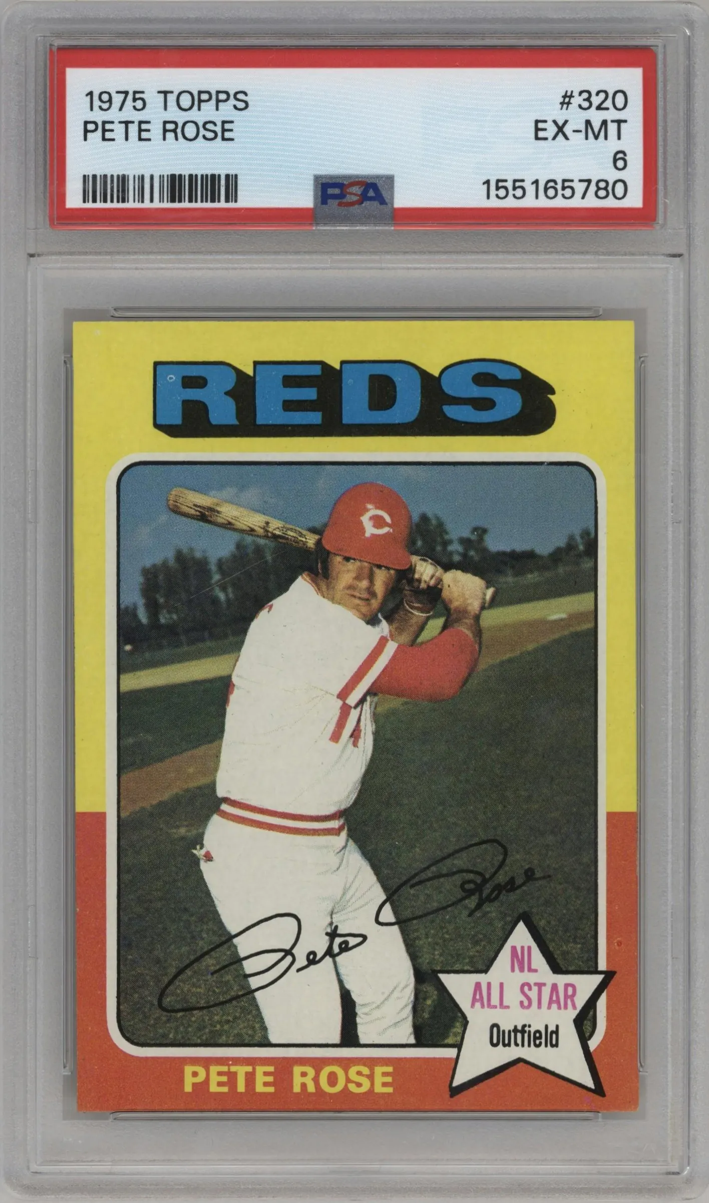 1975 Topps Pete Rose #320 PSA 6