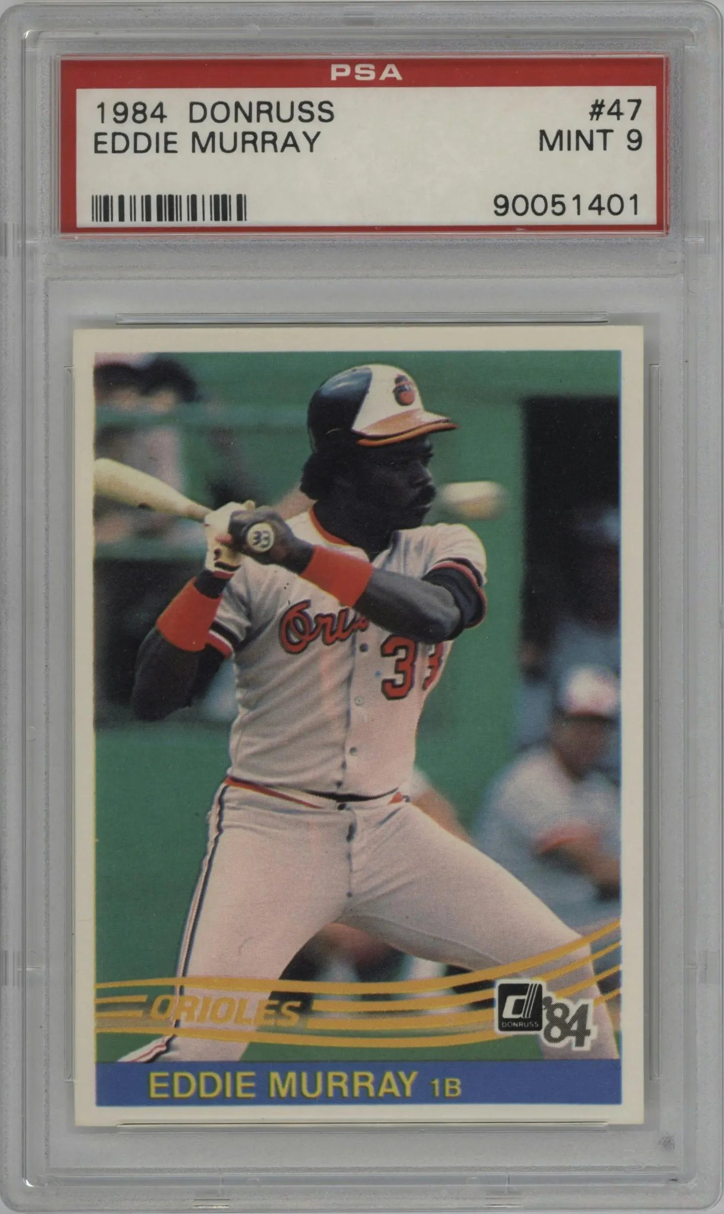 1984 Donruss Eddie Murray PSA 9