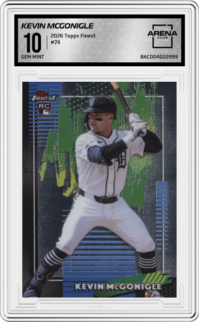 2026 Topps Finest Kevin McGonigle #74 ARENA CLUB 10