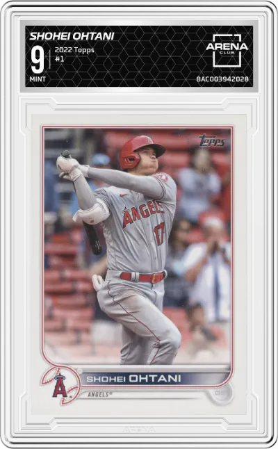 2022 Topps Series 1 Topps Series 1 Shohei Ohtani ARENA CLUB 9