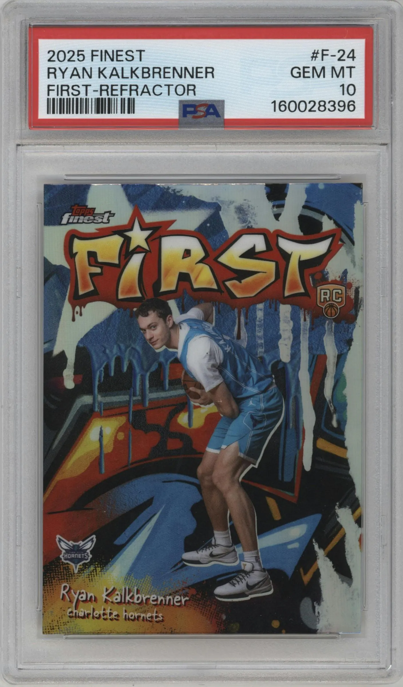 2025 Finest First Ryan Kalkbrenner Refractor #F-24 PSA 10