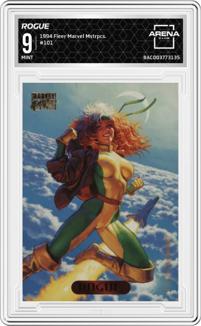 1994 Fleer Marvel Masterpieces Rogue ARENA CLUB 9