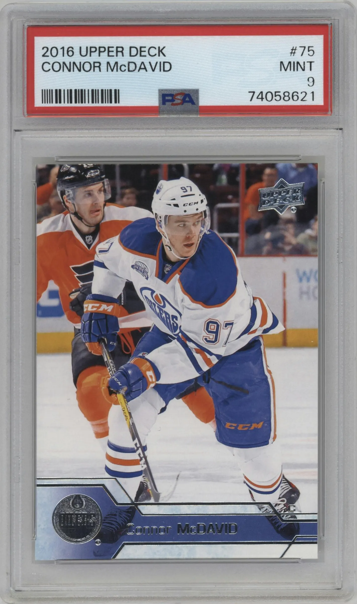 2016 Upper Deck Connor McDavid #75 PSA 9