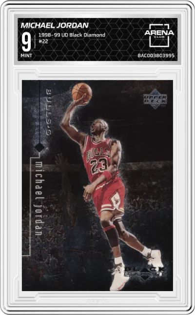 1998 Upper Deck Black Diamond Michael Jordan #22 ARENA CLUB 9