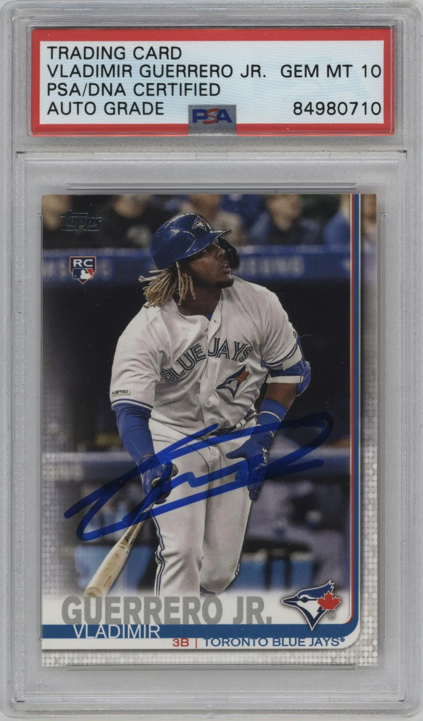 2019 Topps Complete Set Vladimir Guerrero Jr. PSA AUTHENTIC PSA
