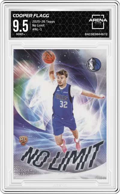 2025 Topps No Limit Cooper Flagg #NL-1 ARENA CLUB 9.5