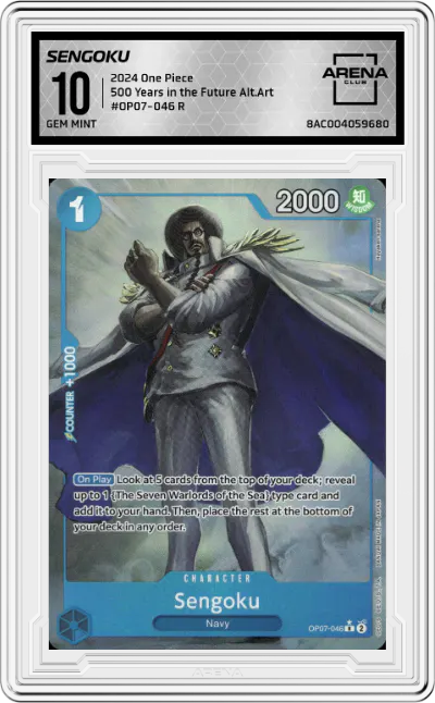2024 One Piece 500 Years in the Future Sengoku Alternate Art R #OP07-046 R ARENA CLUB 10