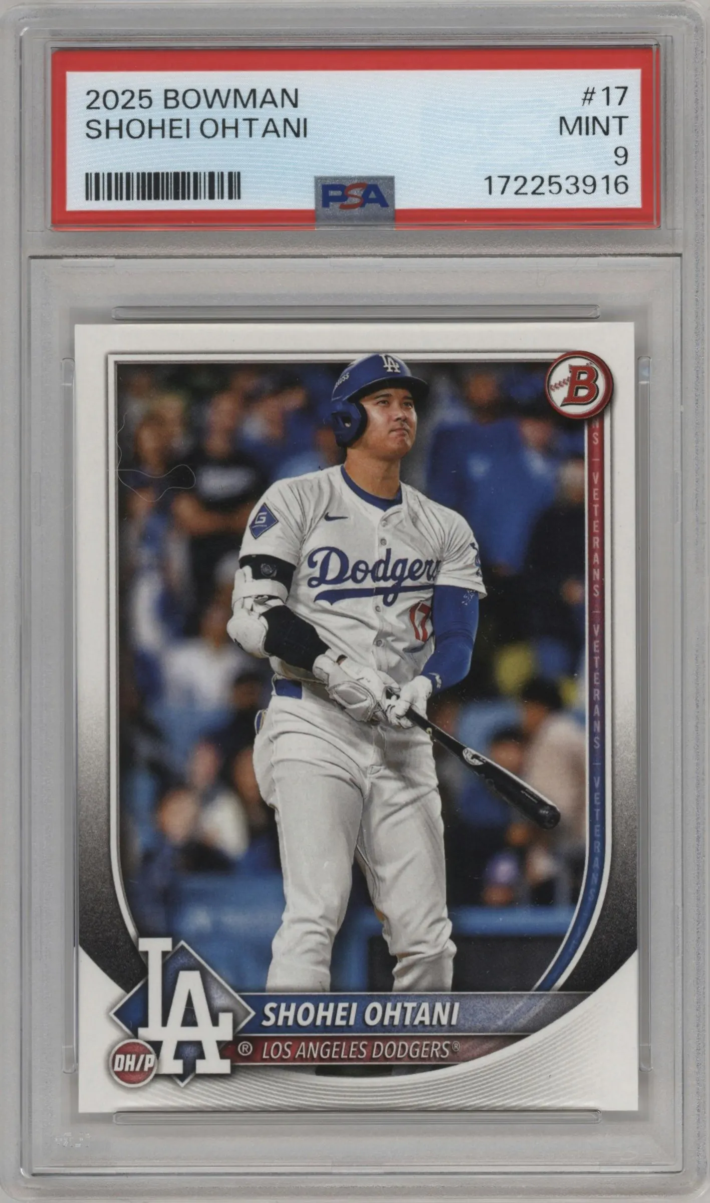 2025 Bowman Shohei Ohtani #17 PSA 9