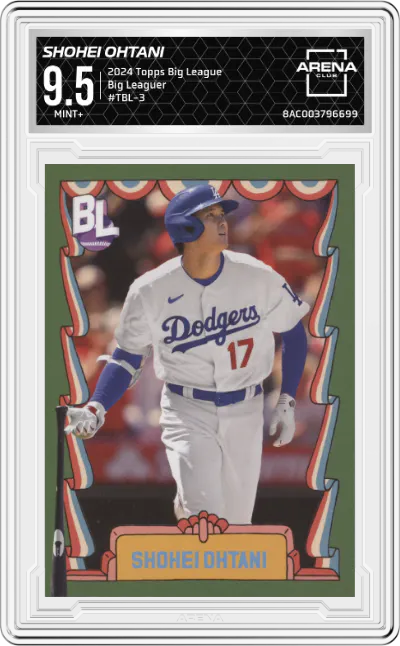 2024 Topps Big League Big Leaguer Shohei Ohtani #TBL-3 ARENA CLUB 9.5