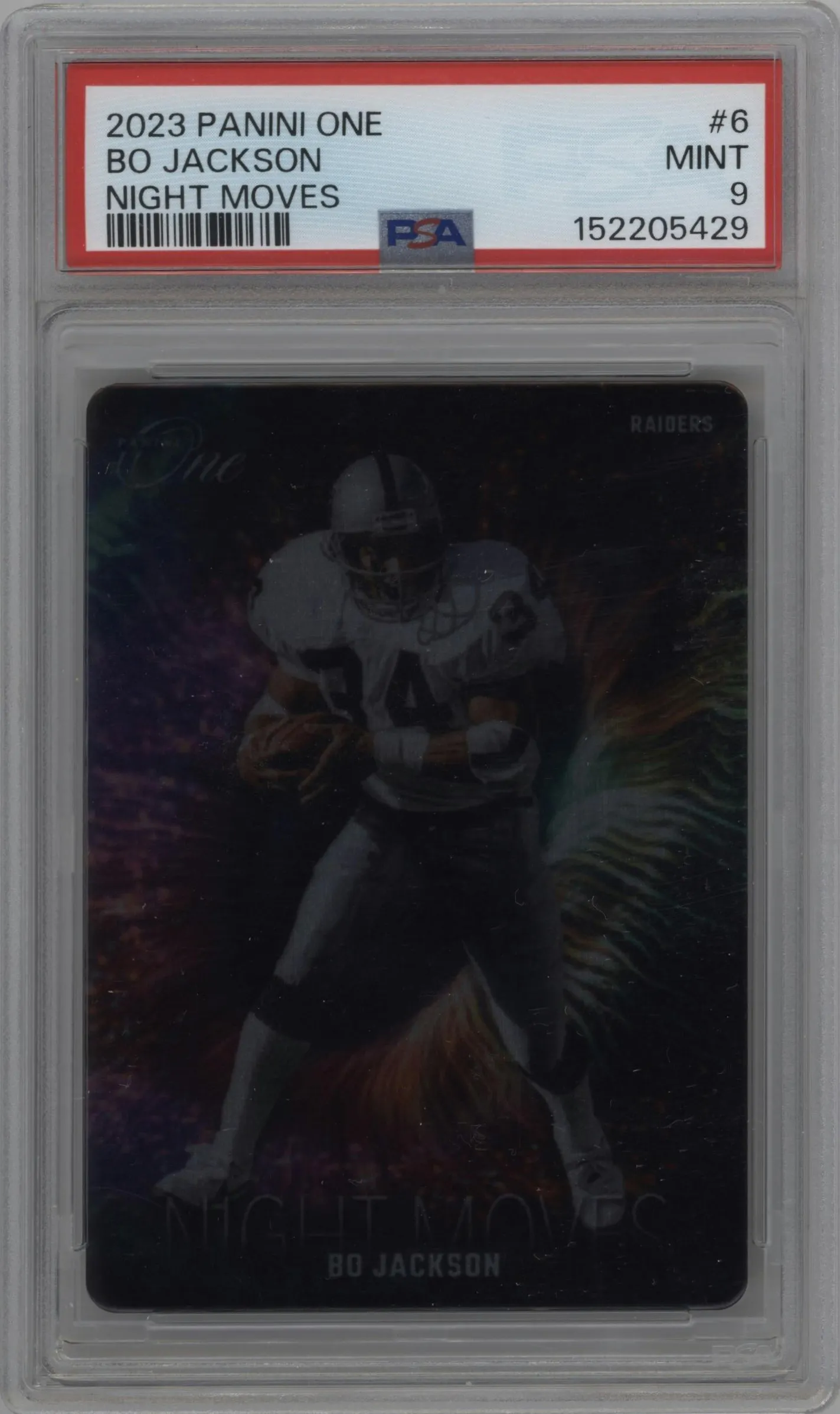 2023 Panini One Night Moves Bo Jackson PSA 9