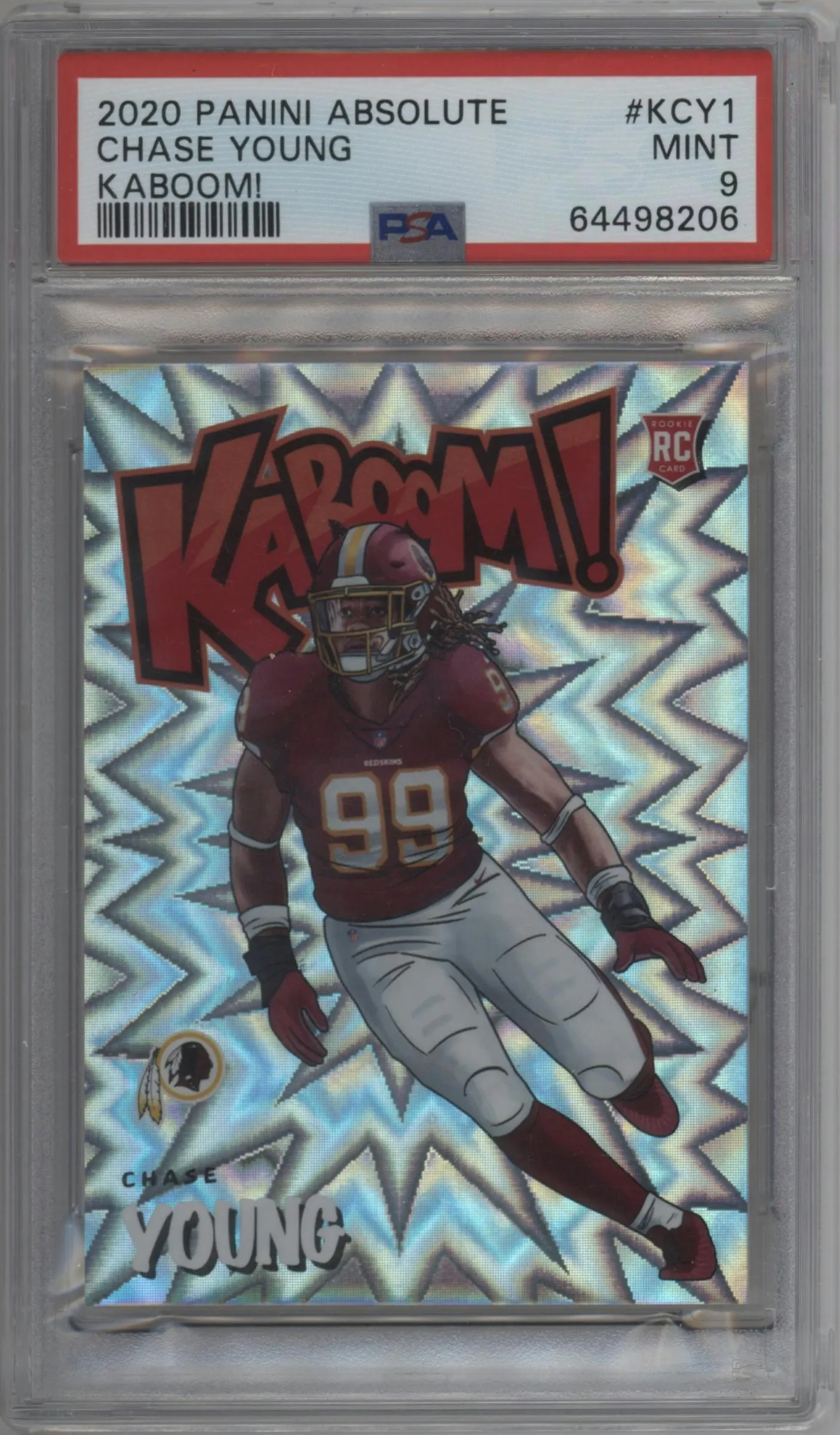 2020 Panini Absolute Kaboom! Chase Young #K-CY1 PSA 9