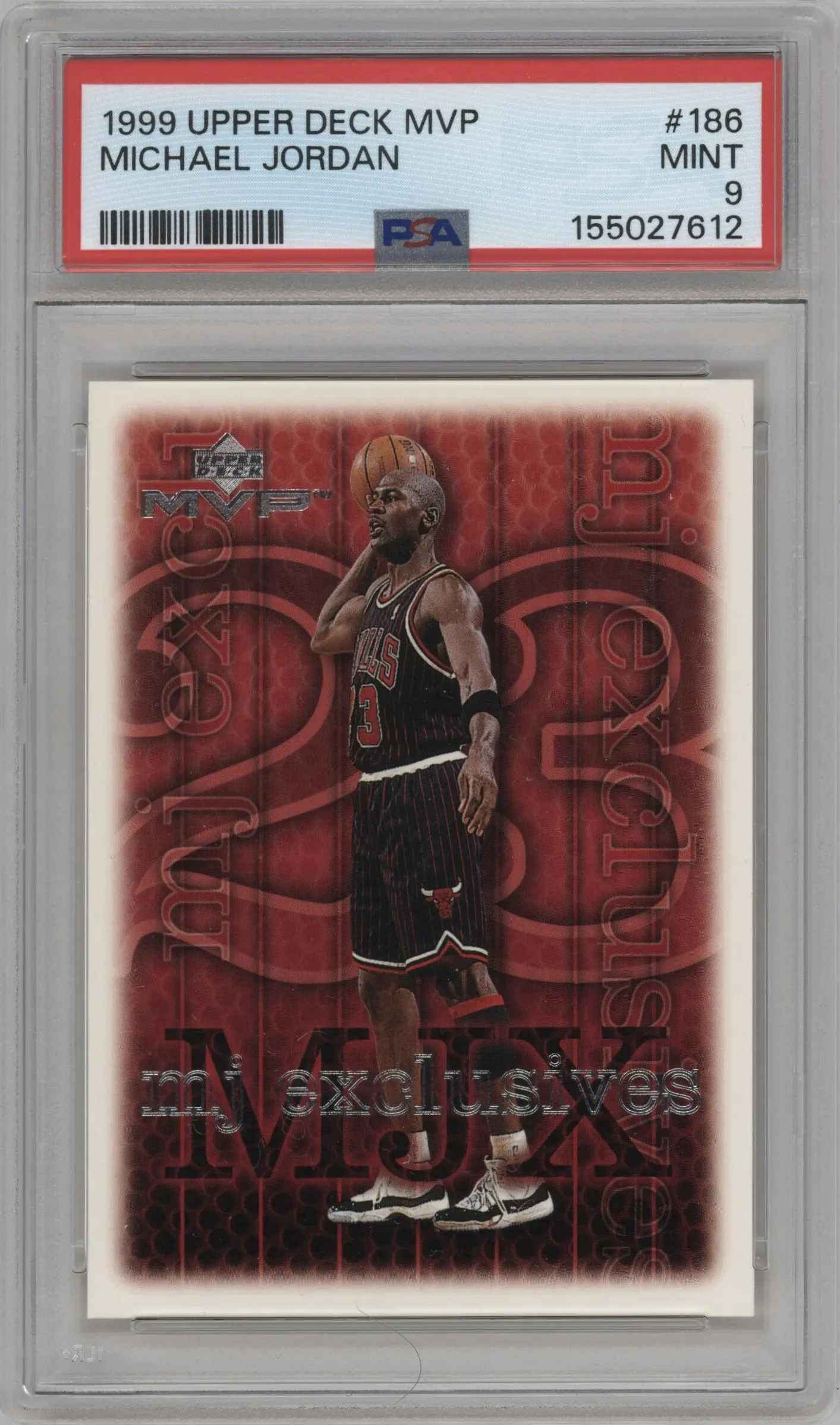 1999 Upper Deck MVP Michael Jordan #186 PSA 9
