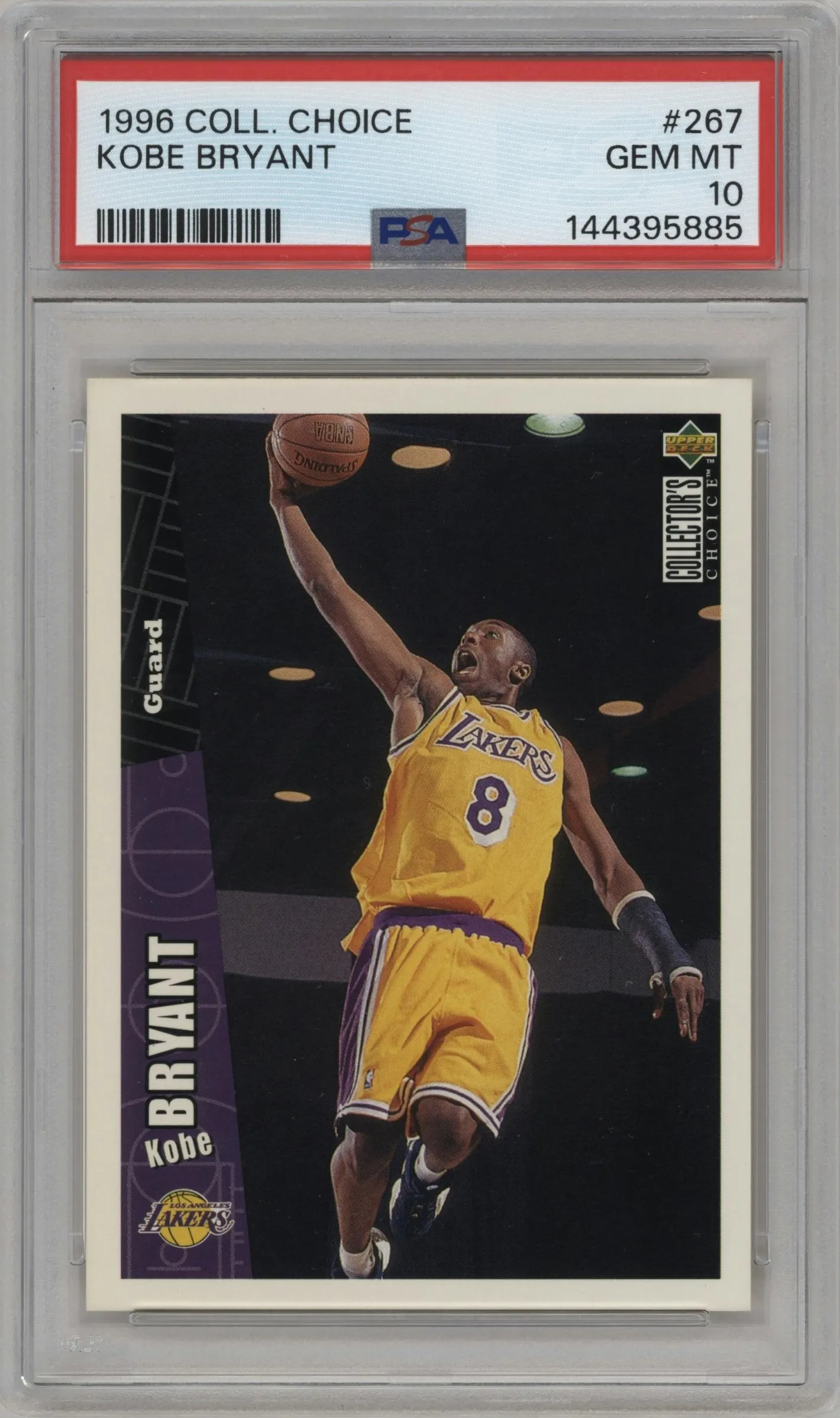 1996 Upper Deck Collector's Choice Kobe Bryant #267 PSA 10
