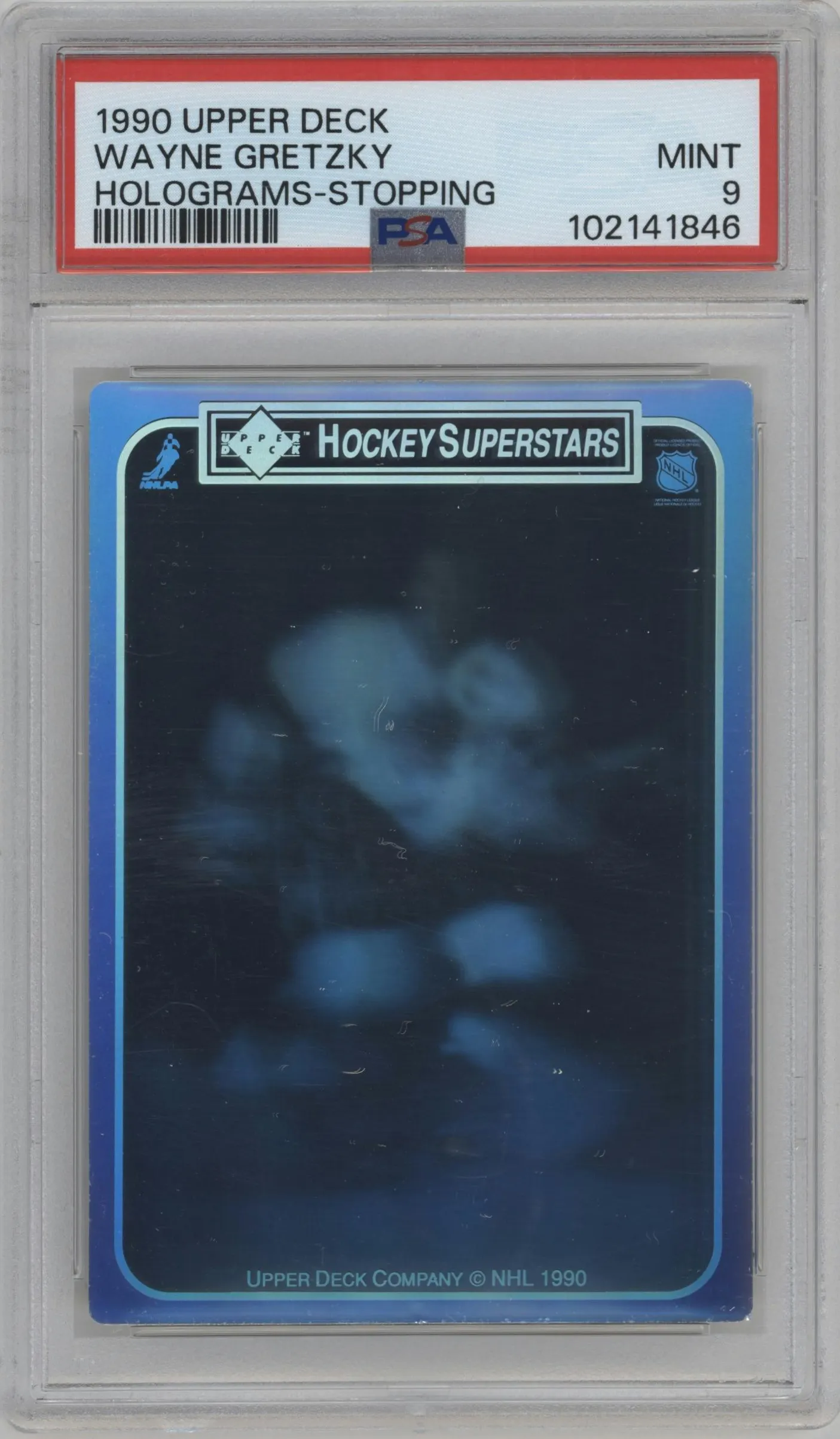 1990 Upper Deck Holograms Wayne Gretzky #NNO PSA 9