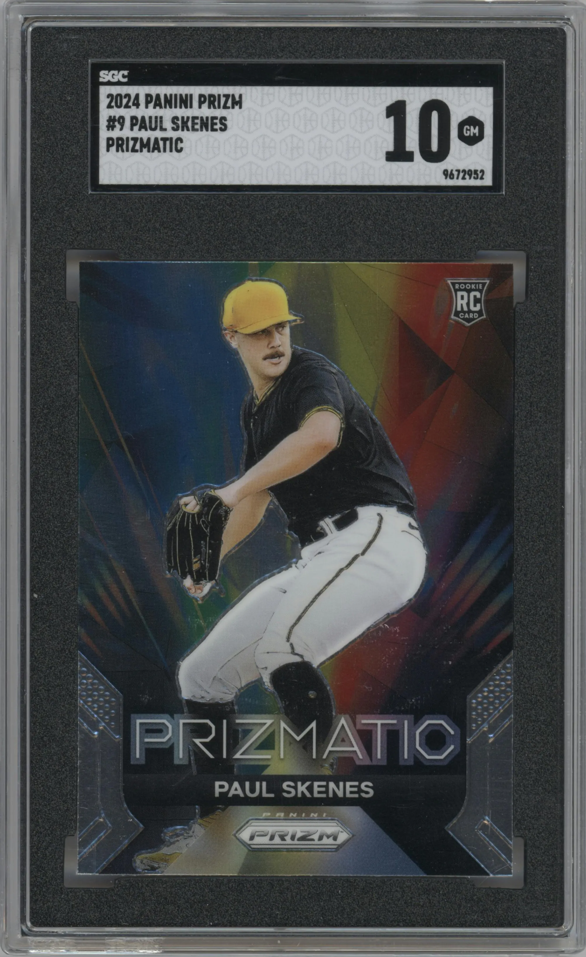 2024 Panini Prizm Prizmatic Paul Skenes SGC 10