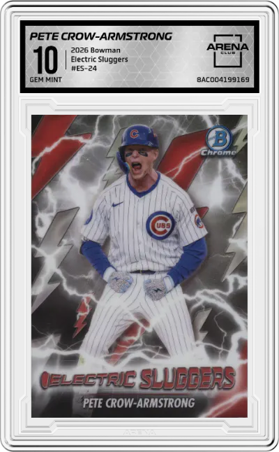 2026 Bowman Electric Sluggers Pete Crow-Armstrong #ES-24 ARENA CLUB 10