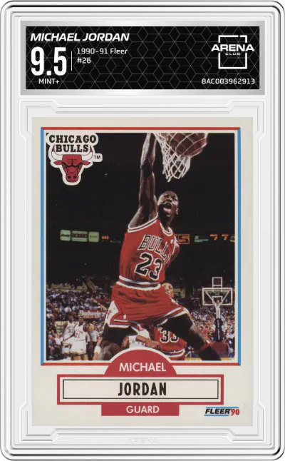 1990 Fleer Michael Jordan ARENA CLUB 9.5