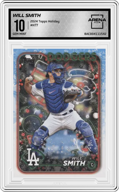 2024 Topps Holiday Will Smith #H77 ARENA CLUB 10