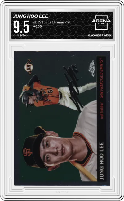2025 Topps Chrome Platinum Jung Hoo Lee ARENA CLUB 9.5