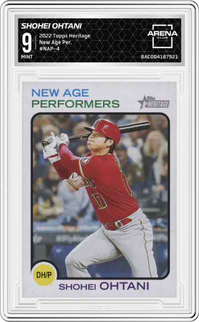 2022 Topps Heritage New Age Per. Shohei Ohtani #NAP-4 ARENA CLUB 9