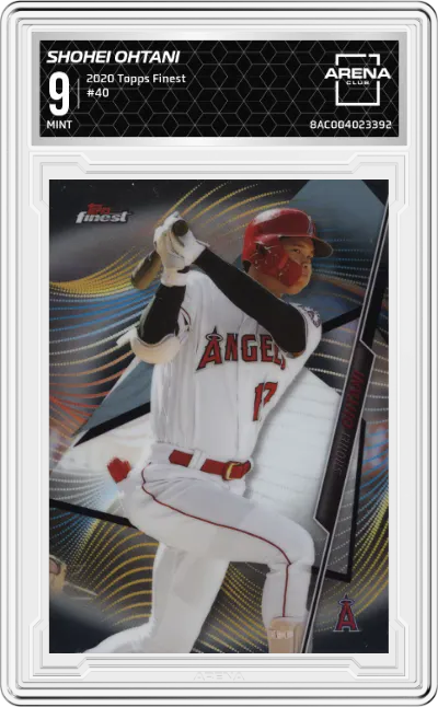 2020 Topps Finest Shohei Ohtani #40 ARENA CLUB 9