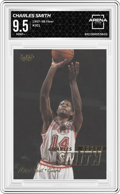 1997 Fleer Charles Smith #301 ARENA CLUB 9.5