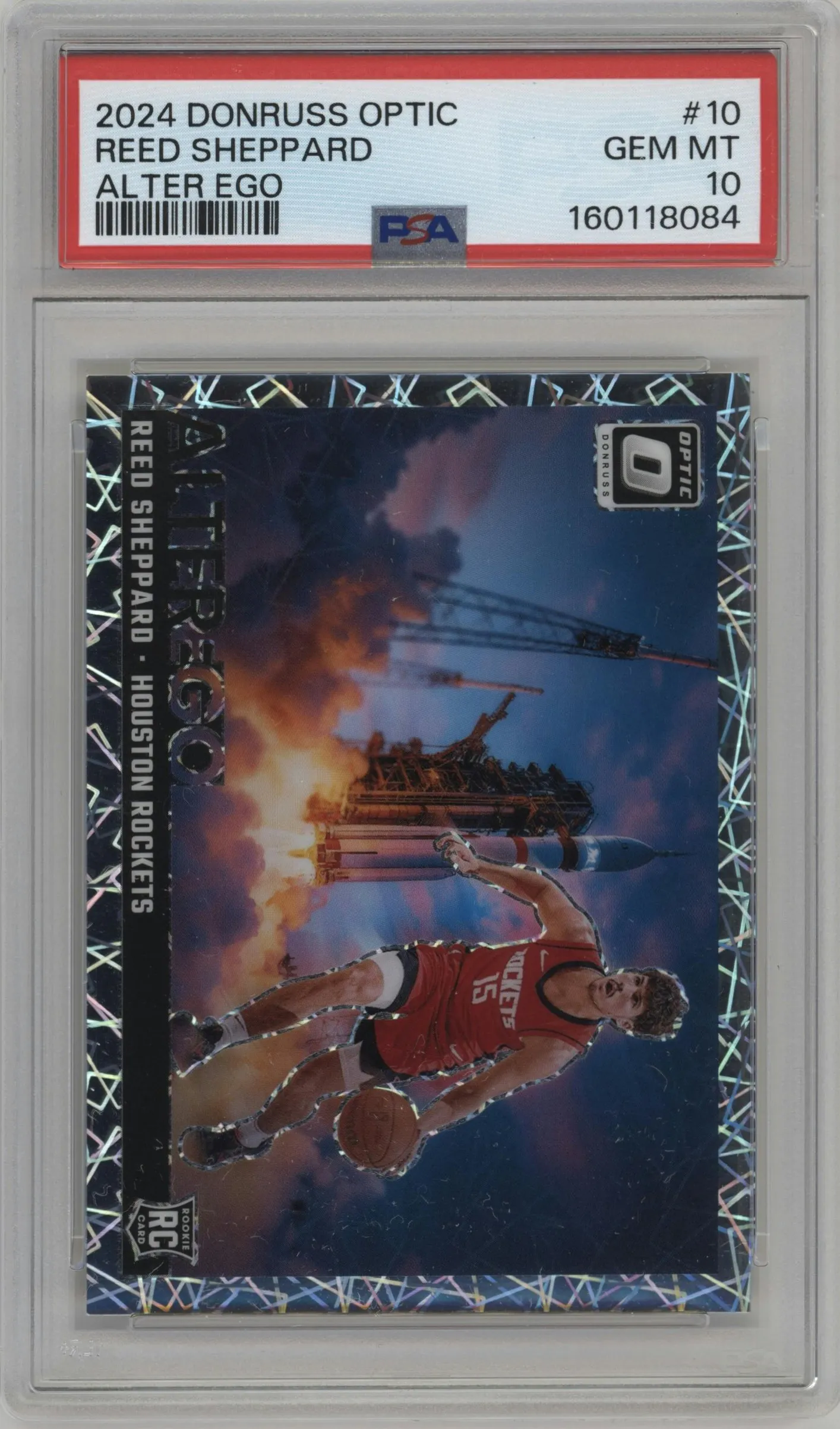 2024 Donruss Optic Alter Ego Reed Sheppard #10 PSA 10