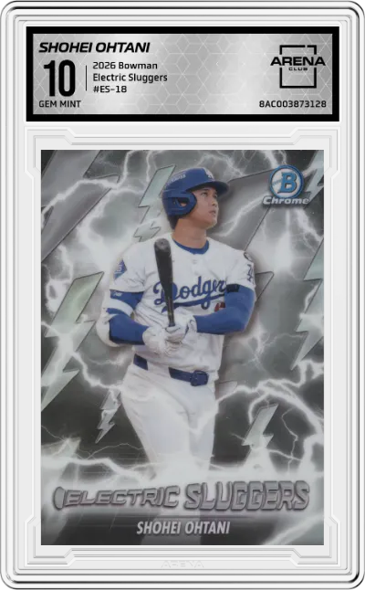2026 Bowman Electric Sluggers Shohei Ohtani #ES-18 ARENA CLUB 10