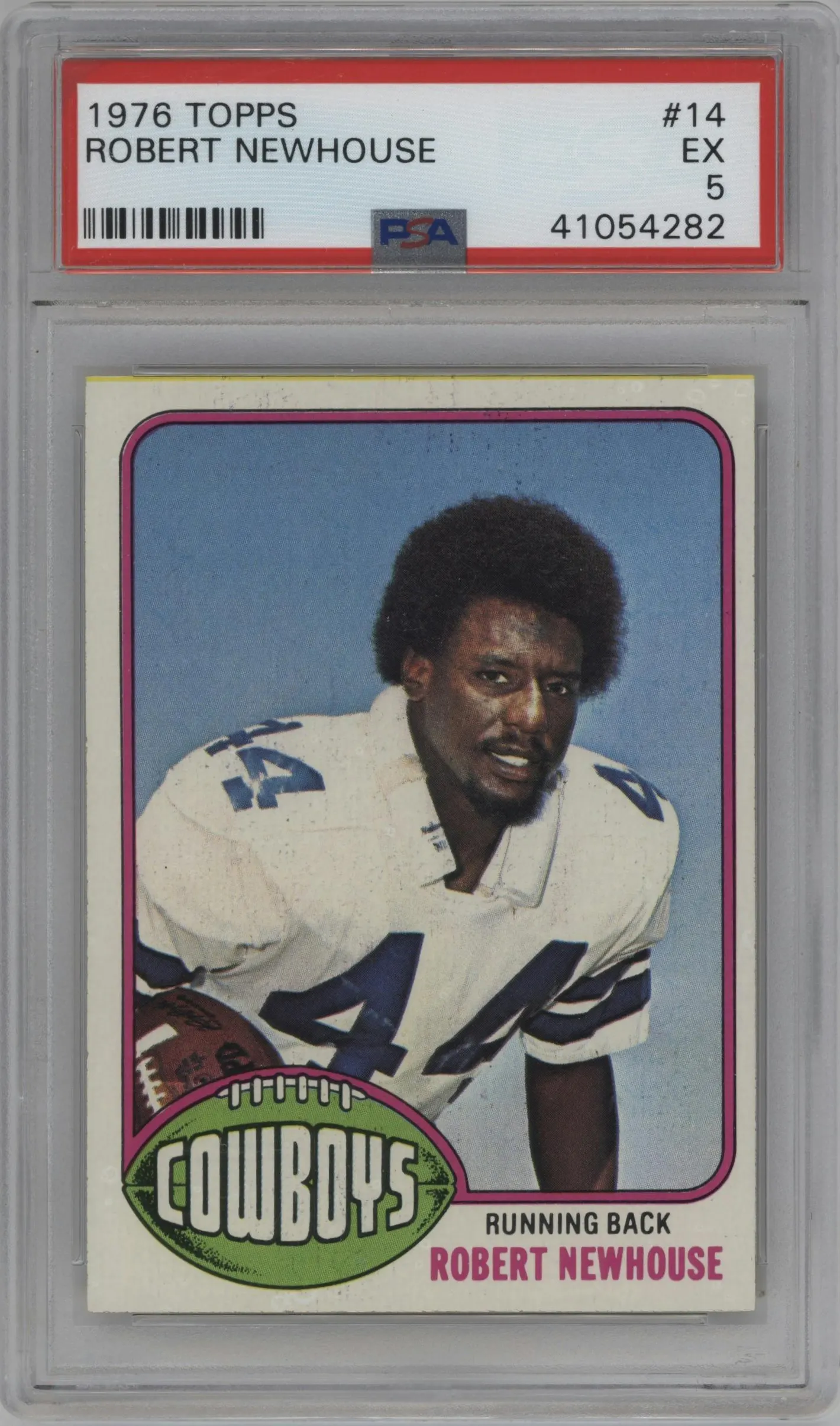 1976 Topps Robert Newhouse #14 PSA 5