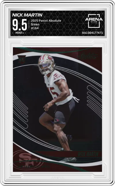2025 Panini Absolute Nick Martin Green #164 ARENA CLUB 9.5
