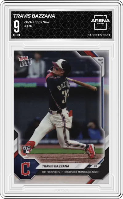 2026 Topps Now Travis Bazzana ARENA CLUB 9