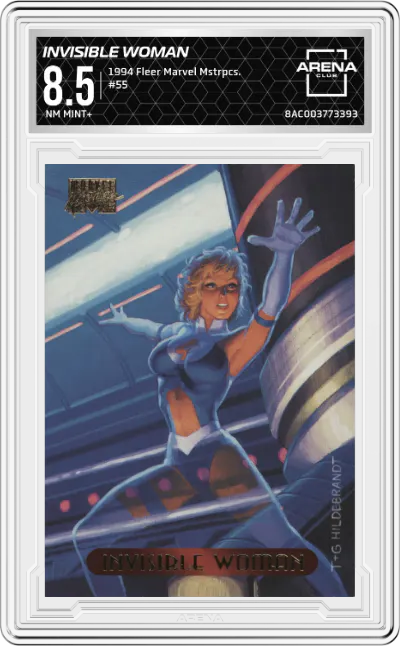 1994 Fleer Marvel Masterpieces Invisible Woman ARENA CLUB 8.5