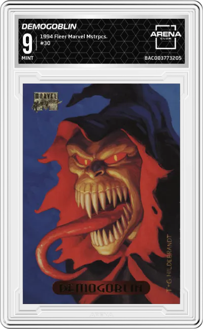 1994 Fleer Marvel Masterpieces Demogoblin ARENA CLUB 9