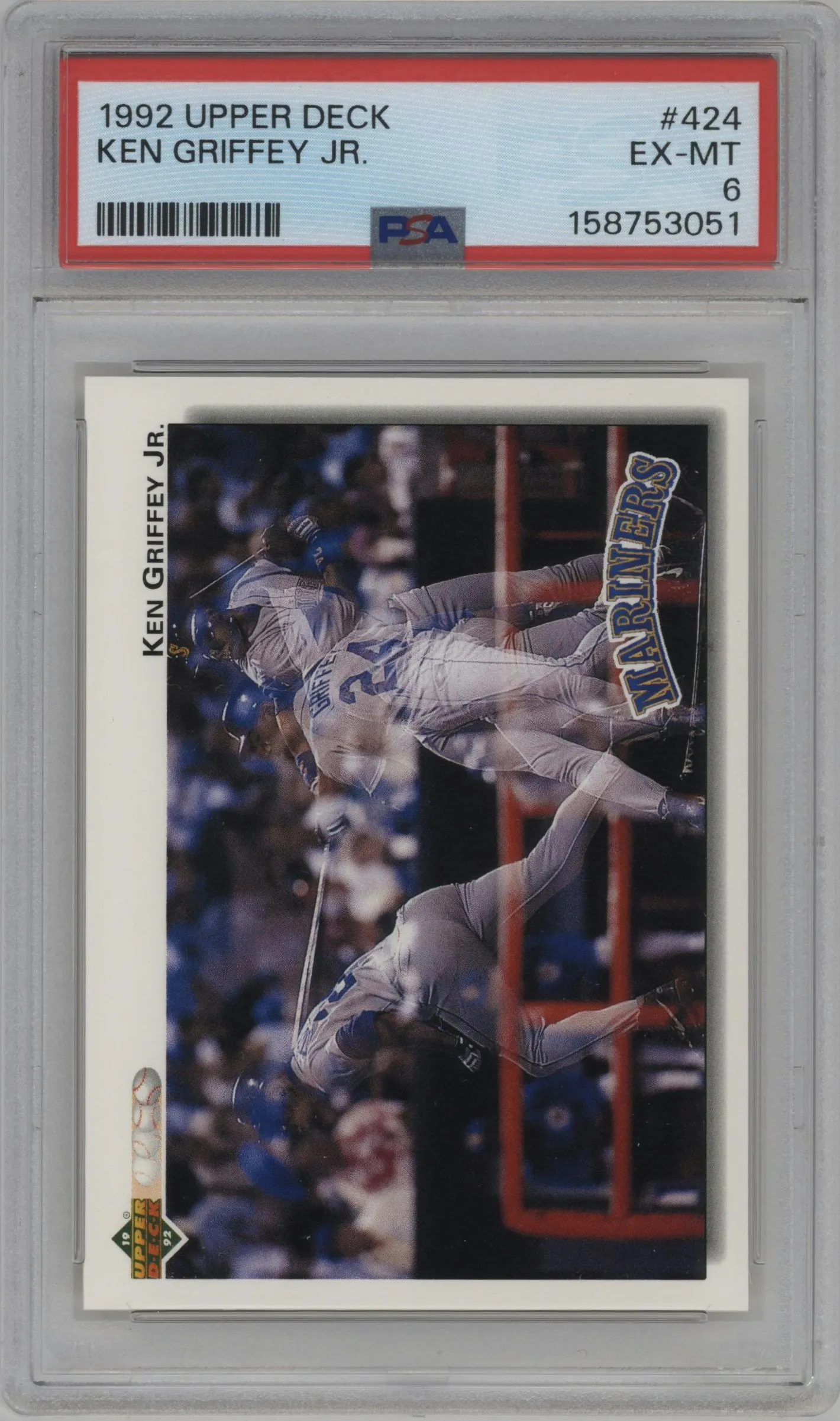 1992 Upper Deck Ken Griffey Jr. #424 PSA 6