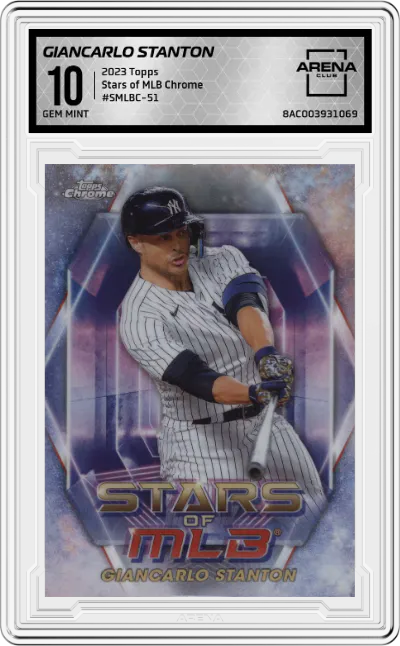 2023 Topps Series 2 Stars of MLB Chrome GianCarlo Stanton ARENA CLUB 10